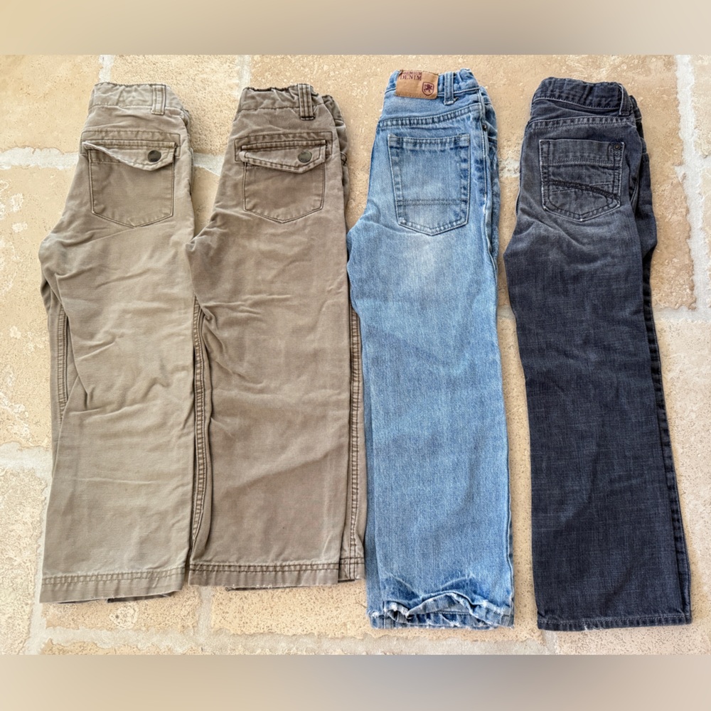 Arizona Jean Company Kids Casual Bottoms - Tan, Brown, Blue, Black